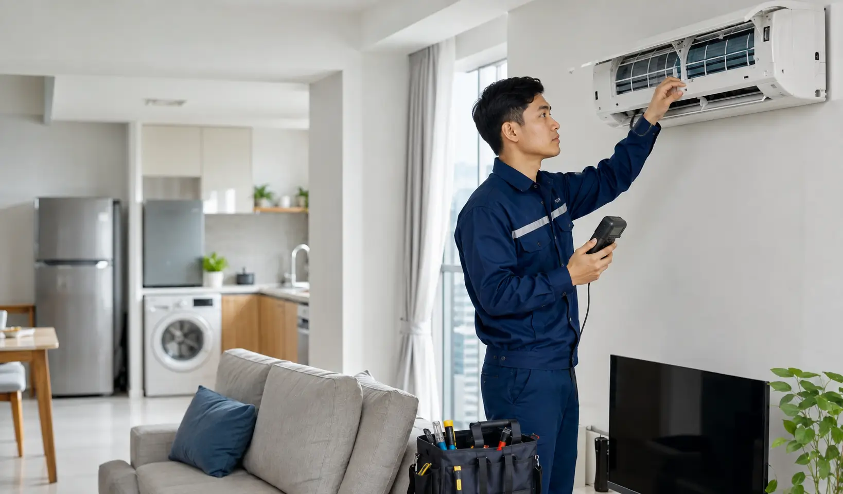 Bảo dưỡng máy giặt và thiết bị điện lạnh